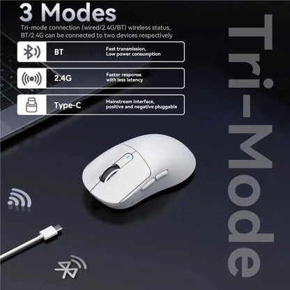 ATTACK SHARK X3 X3Pro 8K Wireless Gaming Mouse 26K DPI Tri-Mode Bluetooth Wired 2.4G Ultra-Light Ergonomic For VALORANT, FPS