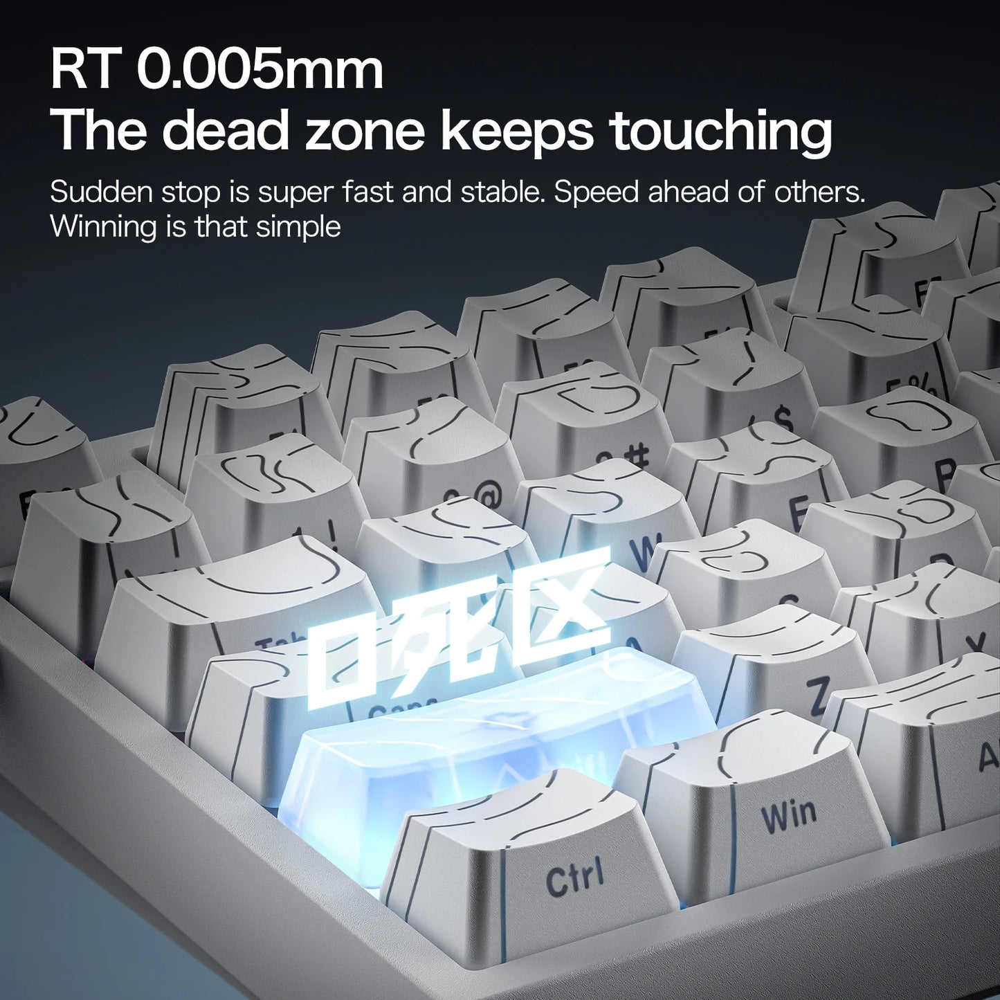 ATTACK SHARK R82 HE Magnetic Gaming Keyboard 8000Hz 0.005mm Rapid Trigger Low Latency RGB Hall Effect Wired 75% Keyboard
