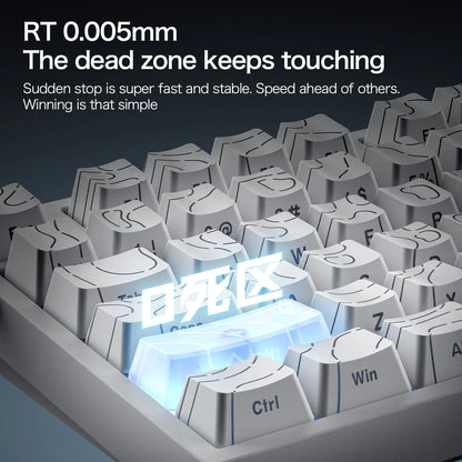 ATTACK SHARK R82 HE Magnetic Gaming Keyboard 8000Hz 0.005mm Rapid Trigger Low Latency RGB Hall Effect Wired 75% Keyboard